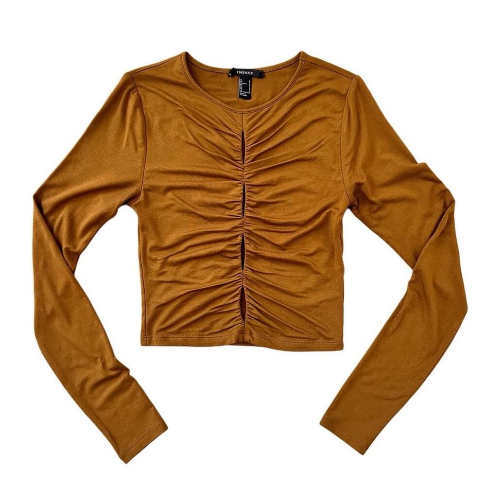 Brown Long Sleeve Top Women’s Size Small